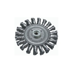 ABRABORO Disc brush 125mm with 22.2mm bore braided (AB90416421)