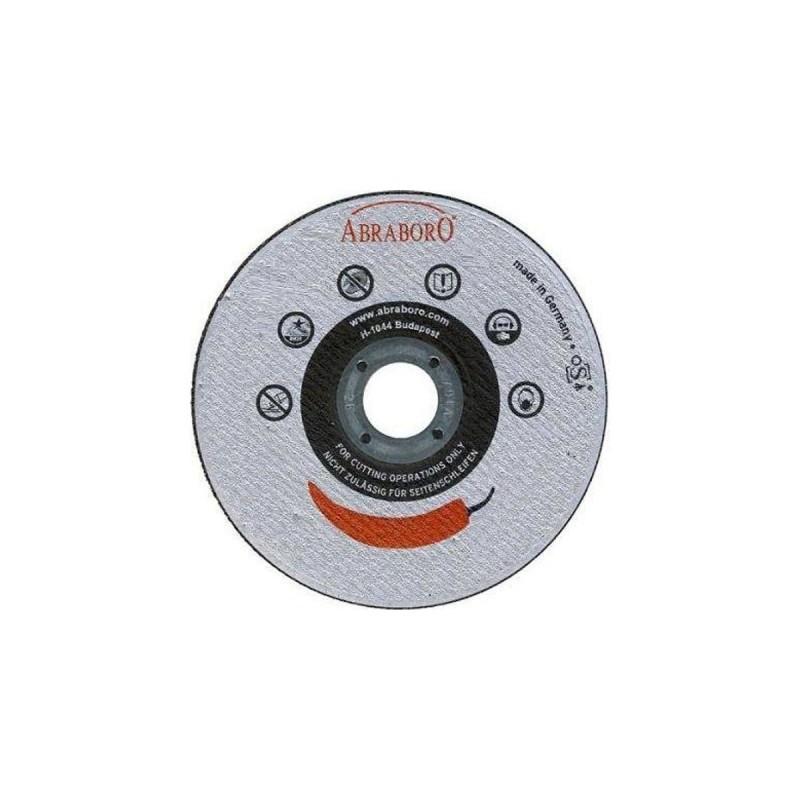 ABRABORO Korundo Shield 125 x 1.0 Inox Quality (AB12501001)