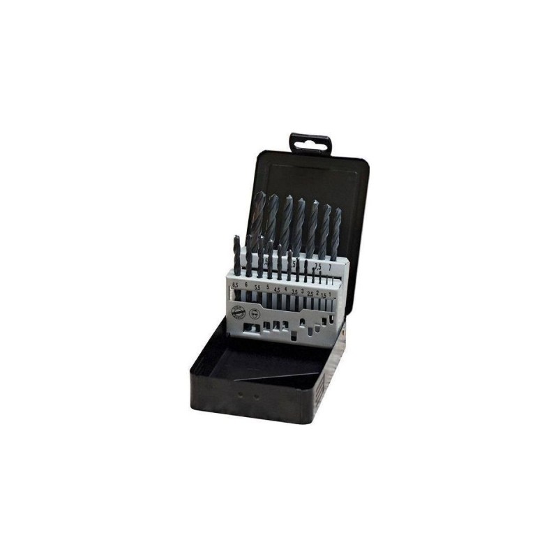 Abraboro drill bit Set of metal drill bits HSS-R DIN 338 1 - 10 mm ABRABORO [19 pcs.]