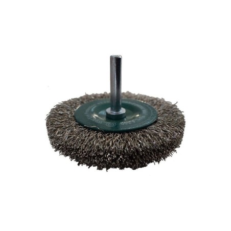 Abraboro Wheel brush 75x15 mm ABRABORO - corrugated wire, mandrel, INOX