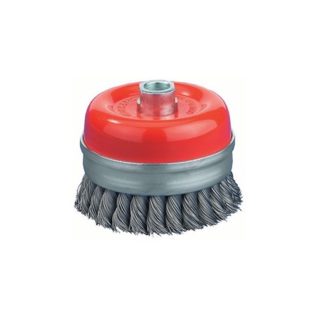 Abraboro Butt brush Ø120mm with M14 thread, braided (AB92031321)